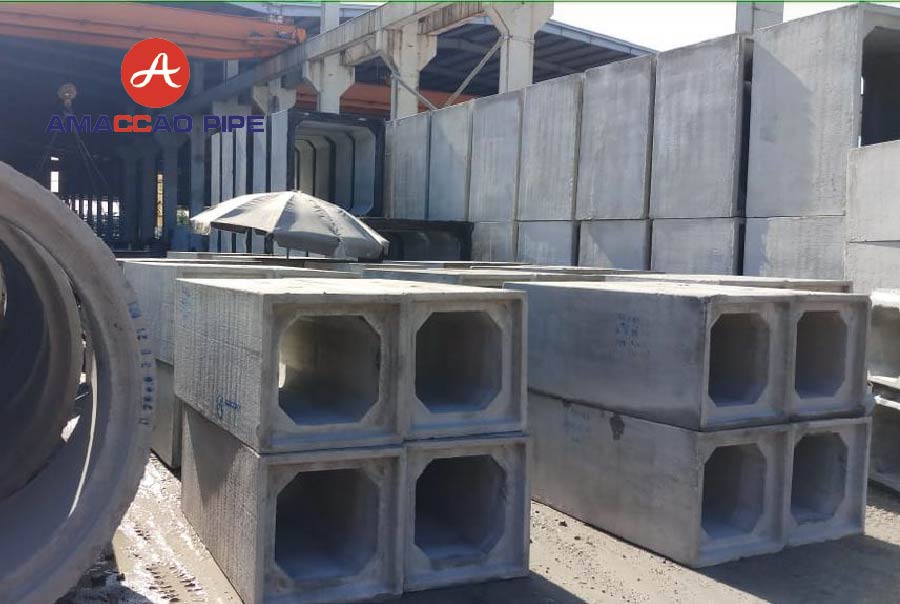 cống hộp 2m đốt trên máy omag