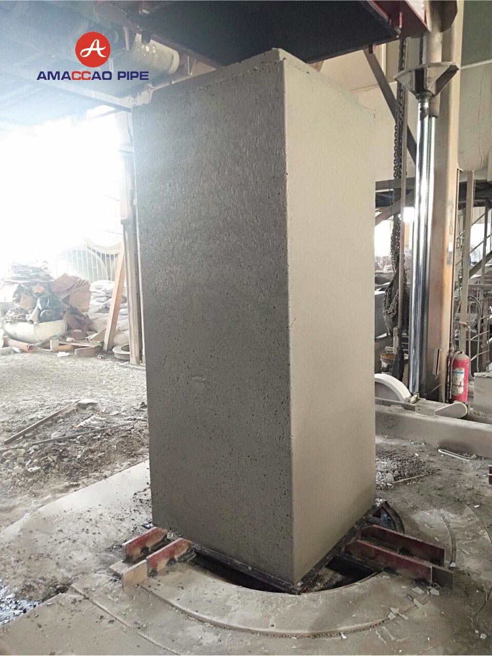 cống hộp 2m đốt trên máy omag
