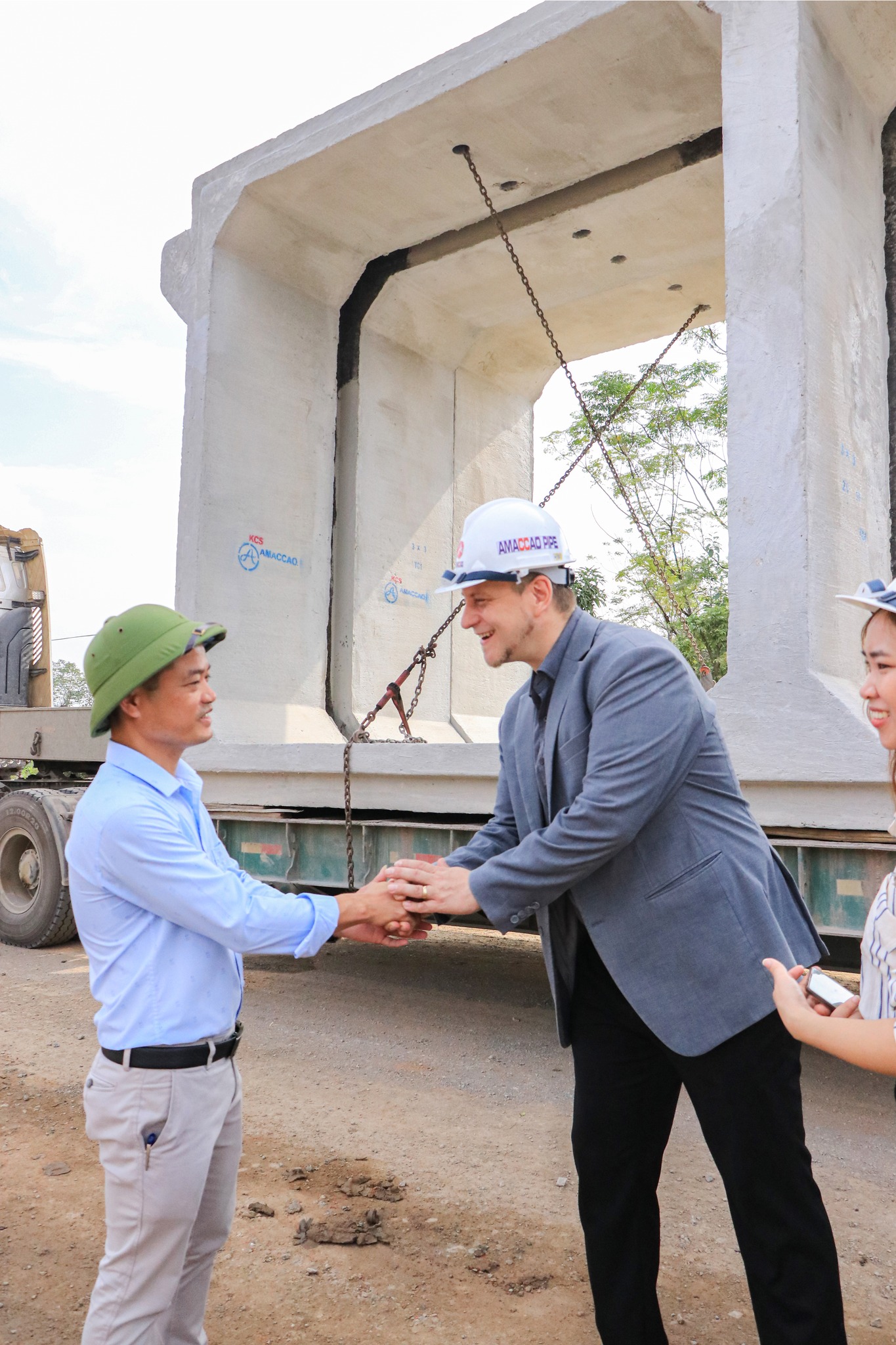 AMACCAO PIPE cấp cống với kích thước lớn nhất toàn miền Bắc 8
