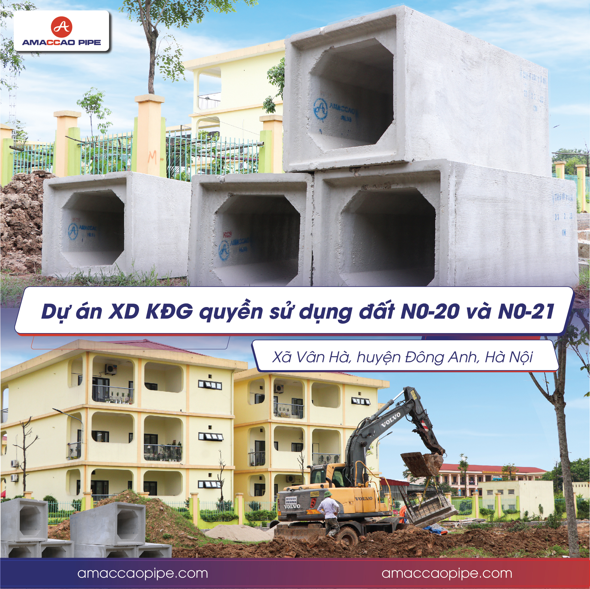 Dự án xây dựng khu đấu giá quyền sử dụng đất N0-20 và N0-21, xã Vân Hà, huyện Đông Anh